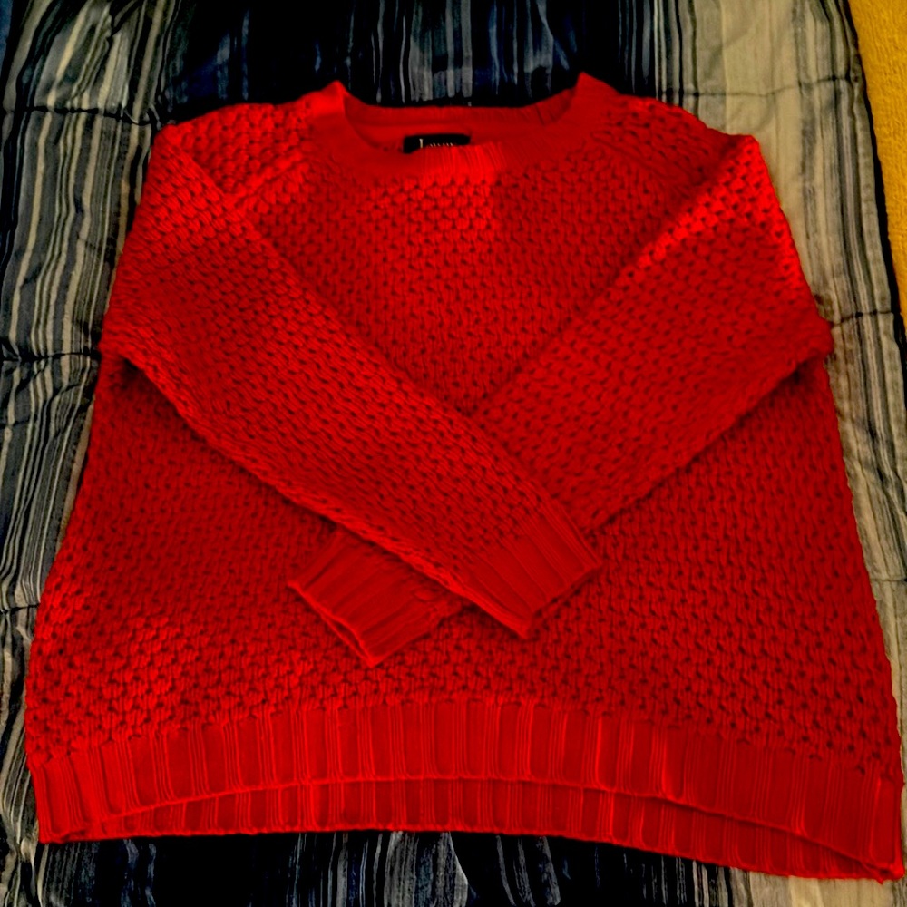 Jenny sweater - 3X *see note below - runs small* - ruby red